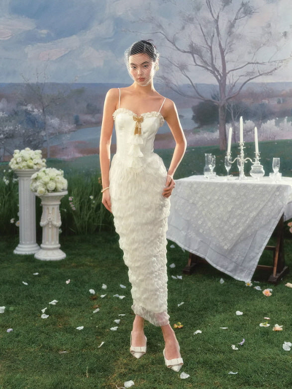 Ivory Heirloom Corset Dress