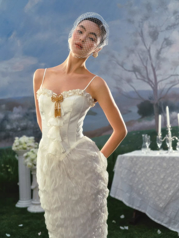 Ivory Heirloom Corset Dress