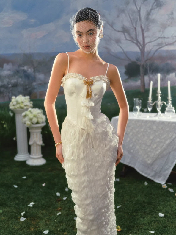 Ivory Heirloom Corset Dress
