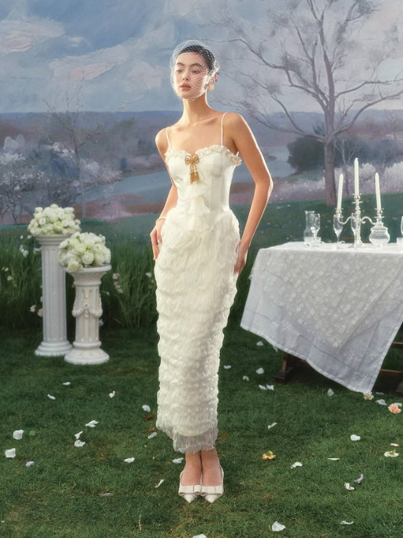 Ivory Heirloom Corset Dress