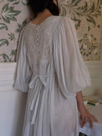 Whispering Lace Vintage Cotton Nightgown