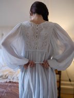 Whispering Lace Vintage Cotton Nightgown