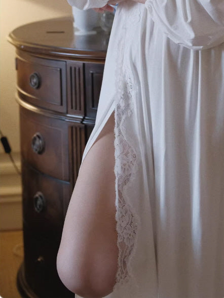 Lace Whisper Vintage Nightgown