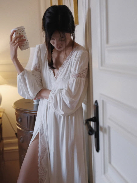 Lace Whisper Vintage Nightgown