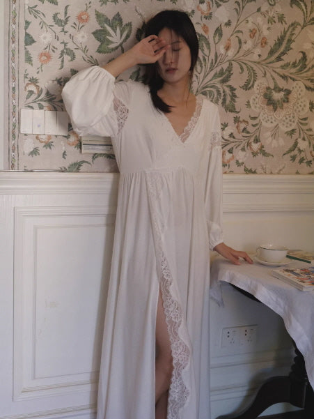 Lace Whisper Vintage Nightgown