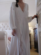 Lace Whisper Vintage Nightgown