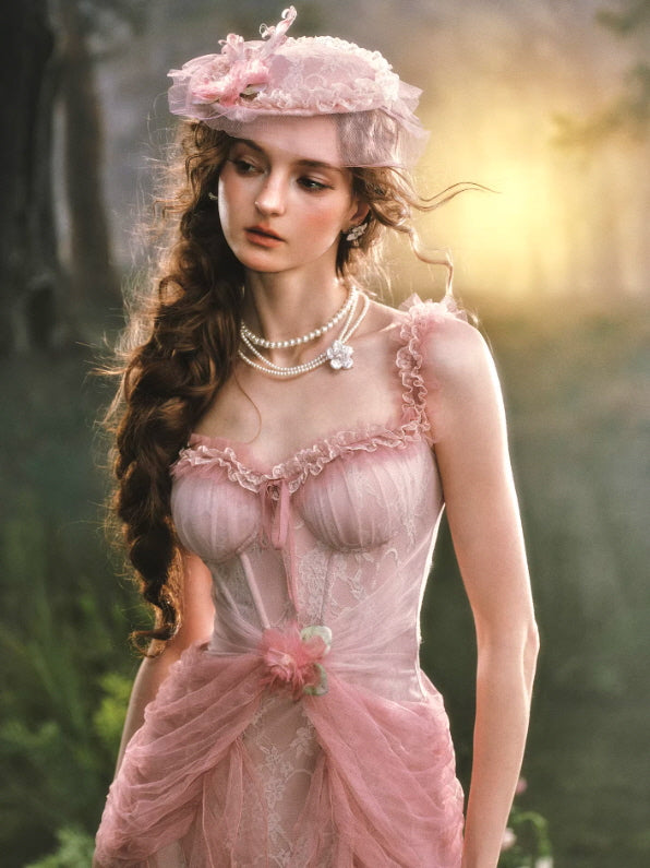 Rosy Whisper Fairy Corset Dress
