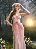 Rosy Whisper Fairy Corset Dress