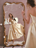 Golden Lace Corset Princess Dress