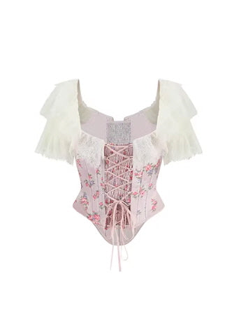 Princess Floral Fairy Corset & Skirt