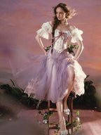 Princess Floral Fairy Corset & Skirt