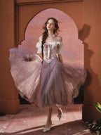Princess Floral Fairy Corset & Skirt