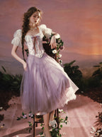 Princess Floral Fairy Corset & Skirt