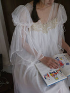 Celestial Whisper Lace Nightgown