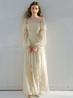Grace's Vintage Cream Dress