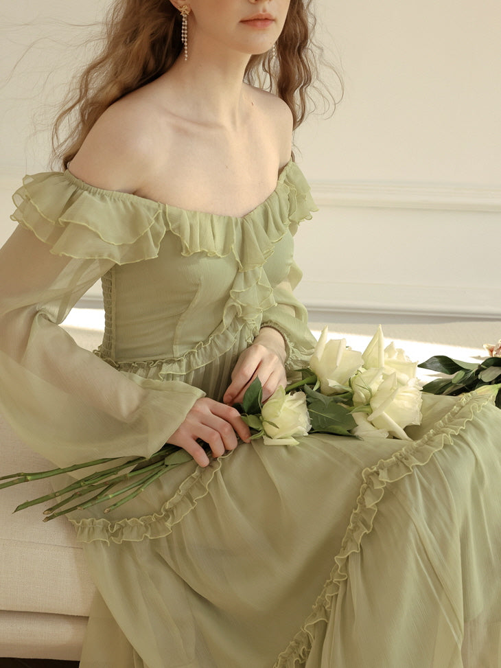 Aurora's Green Fairy Dress