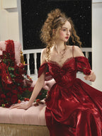 Scarlet Elegance Princess Dress