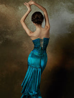 Elegant Ocean Siren Corset & Skirt