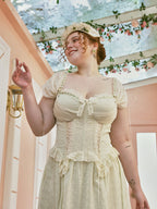 Ethereal Lace Coquette Dress