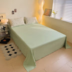 Cottage Style Green Floral Bedding Set