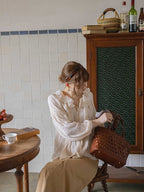 Lily's Cottage Charm Ivory Blouse