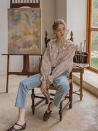 Eliza's Gentle Bloom Cottage Blouse