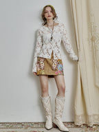 Ivory Whisper Lace Knit Cardigan