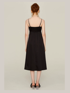 Midnight Lace Slip Nightgown & Faux Fur Trim Robe