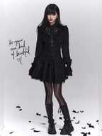 Midnight Lace Gothic Dress