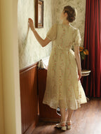 Claire's Vintage Floral Elegance Dress