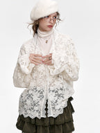 Ivory Lace Poise Blouse