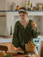 Lily's Cottage Charm Green Blouse