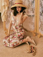 Isabella's Vintage Rose Slip Dress
