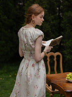 Enchanted Floral Garden Cottage Dress