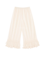 Plaid-Trim Cotton Loungewear Dress