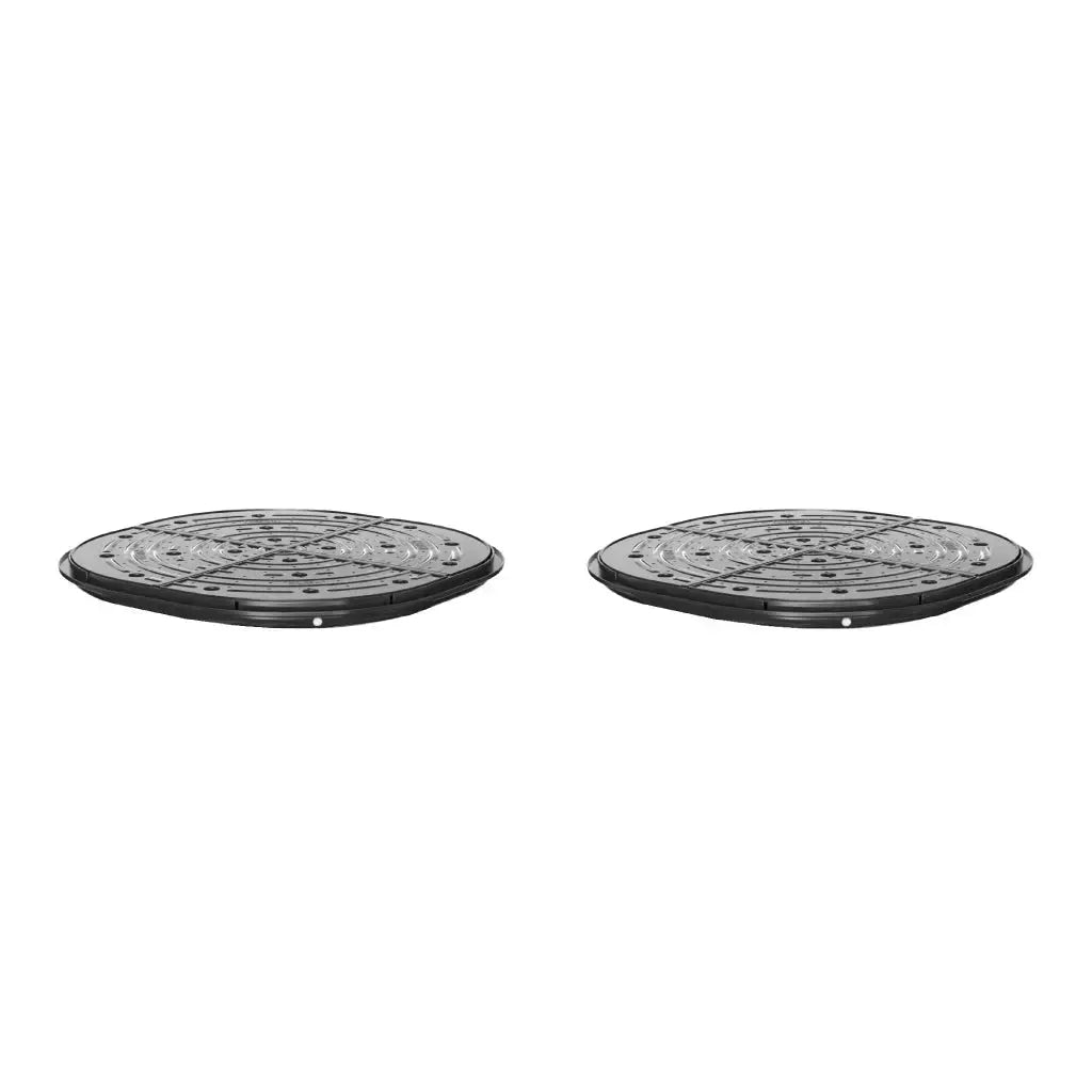 YoYoBloom 24" Round Rolling Base For Metal Raised Garden Bed | Mobile Support & Soil-Proof & Indoor Ready