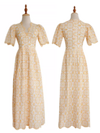 Sunlit Yellow Blossom Dress