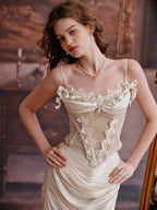 Ivory Lace Bloom Camisole Top