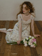 Lily's Ivory Blossom Summer Dress