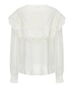 Lucy's Retro Floral Elegance Blouse