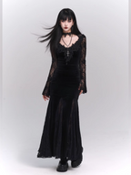 Nocturne Velvet & Lace Siren Gown