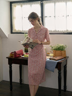 Blossom Collar Day Dress