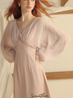 Ethereal Fairy Light Pink Dress