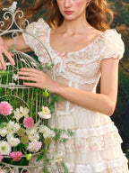 Enchanted Floral Fairy Corset Dress