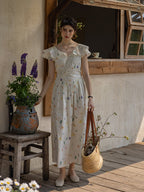 Floral Meadow Cotton Dress