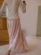 Moonlit Sparkle Sequin Tulle Skirt