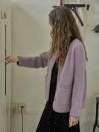 Misty Lavender Luxe Soft Knit Jacket