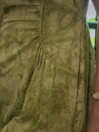 Olive Dream Linen Sundress