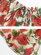 Ethereal Rose Garden Sheer Maxi Dress