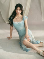 Celestial Blue Fairycore Dress